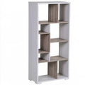 Estantería vertical con huecos asimétricos - gris